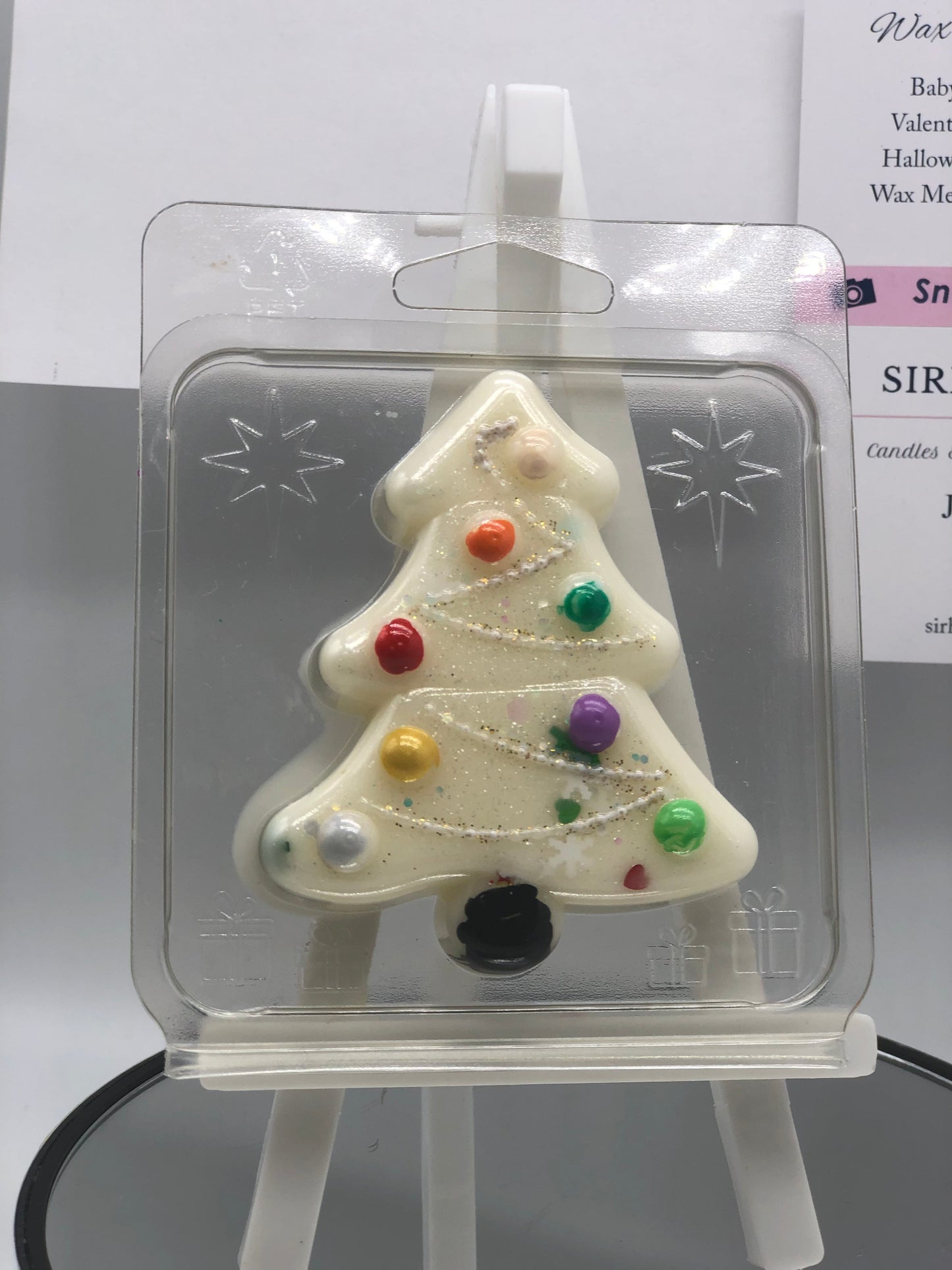 Christmas Tree Wax Melts Sparkly Snow Fragrance