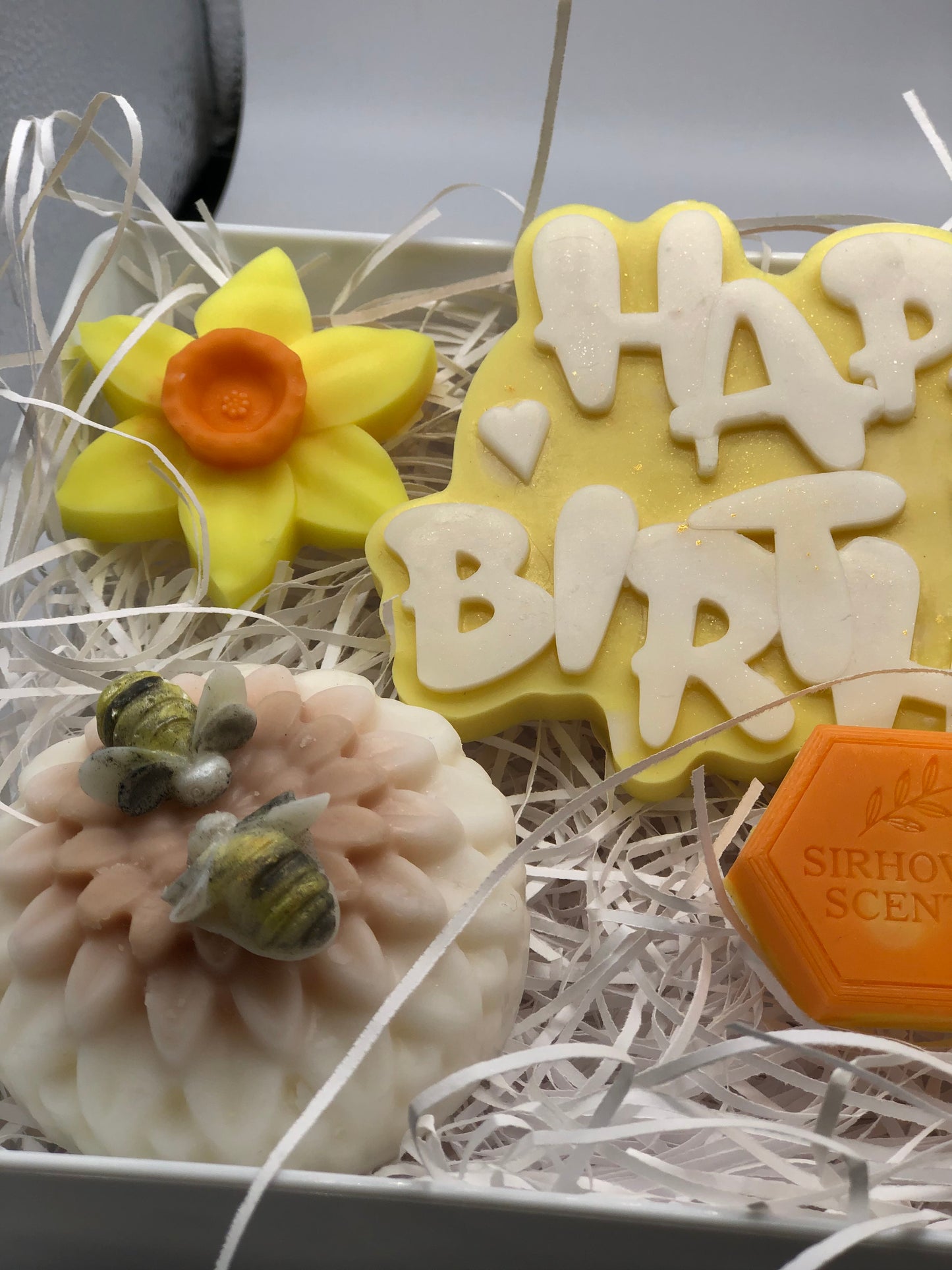 Medium Size Wax Happy Birthday Melting Box Summer Collection