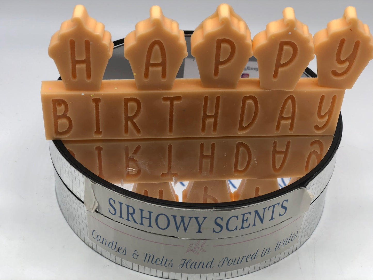 Happy Birthday Orange Segments