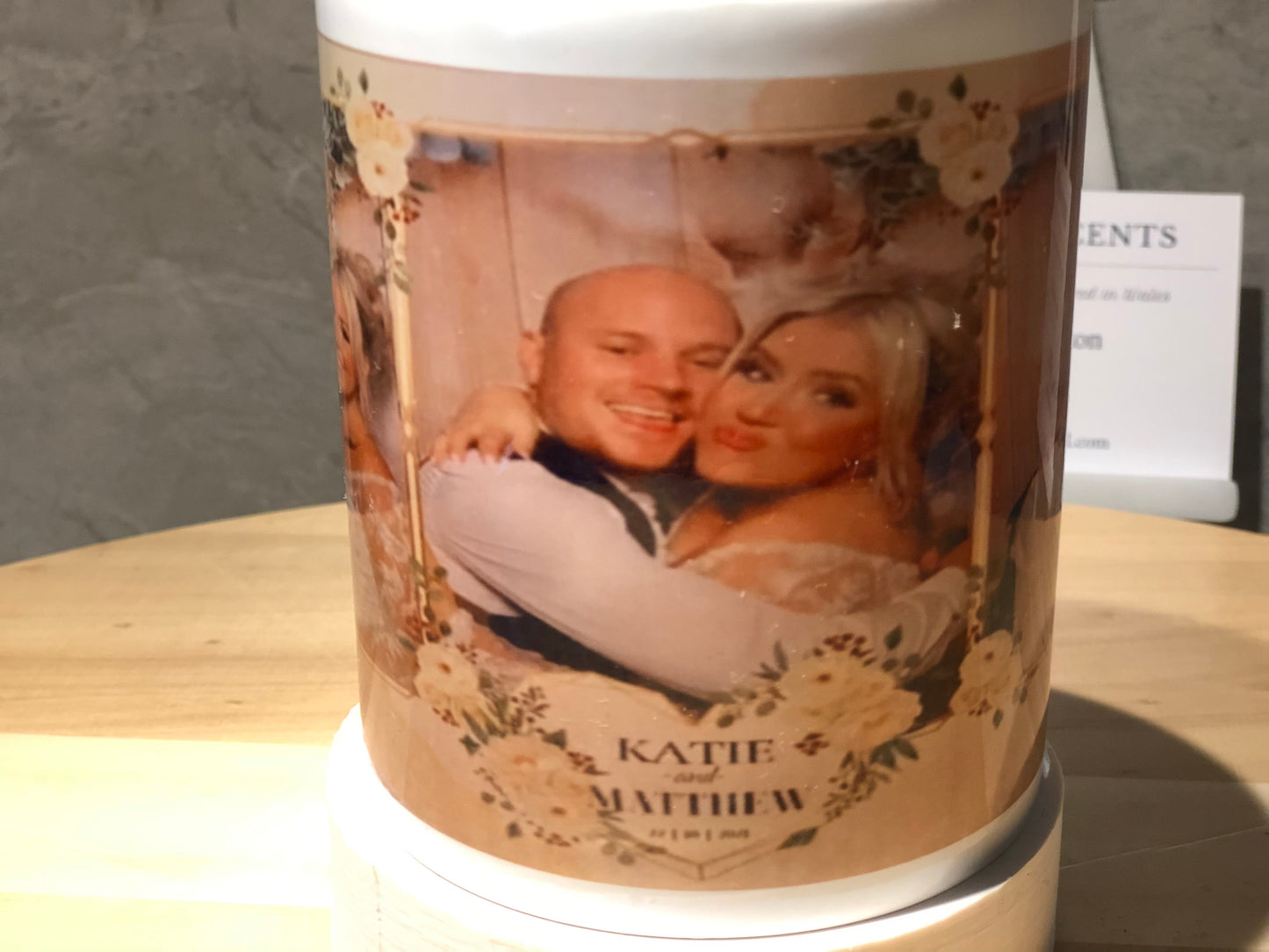 Wedding photo Mug