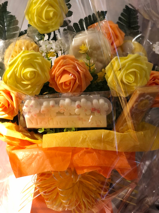 Wax Bouquets Yellow & Orange