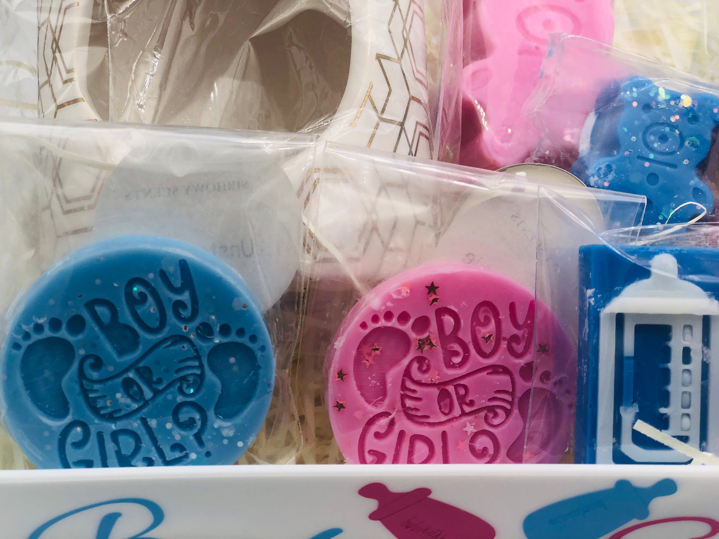 Baby Shower Melting Box Gender Reveal