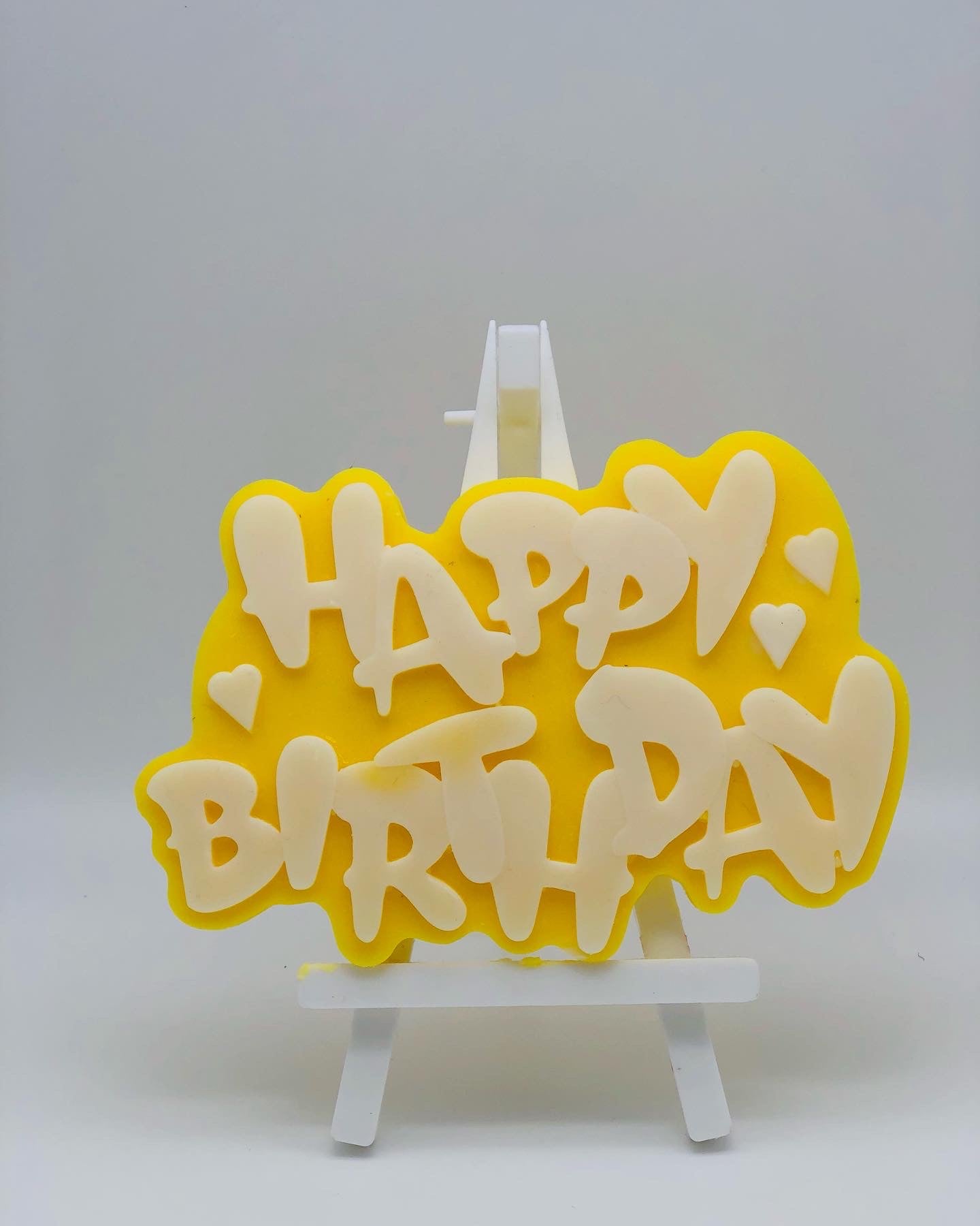 Happy Birthday Wax Melt Yellow