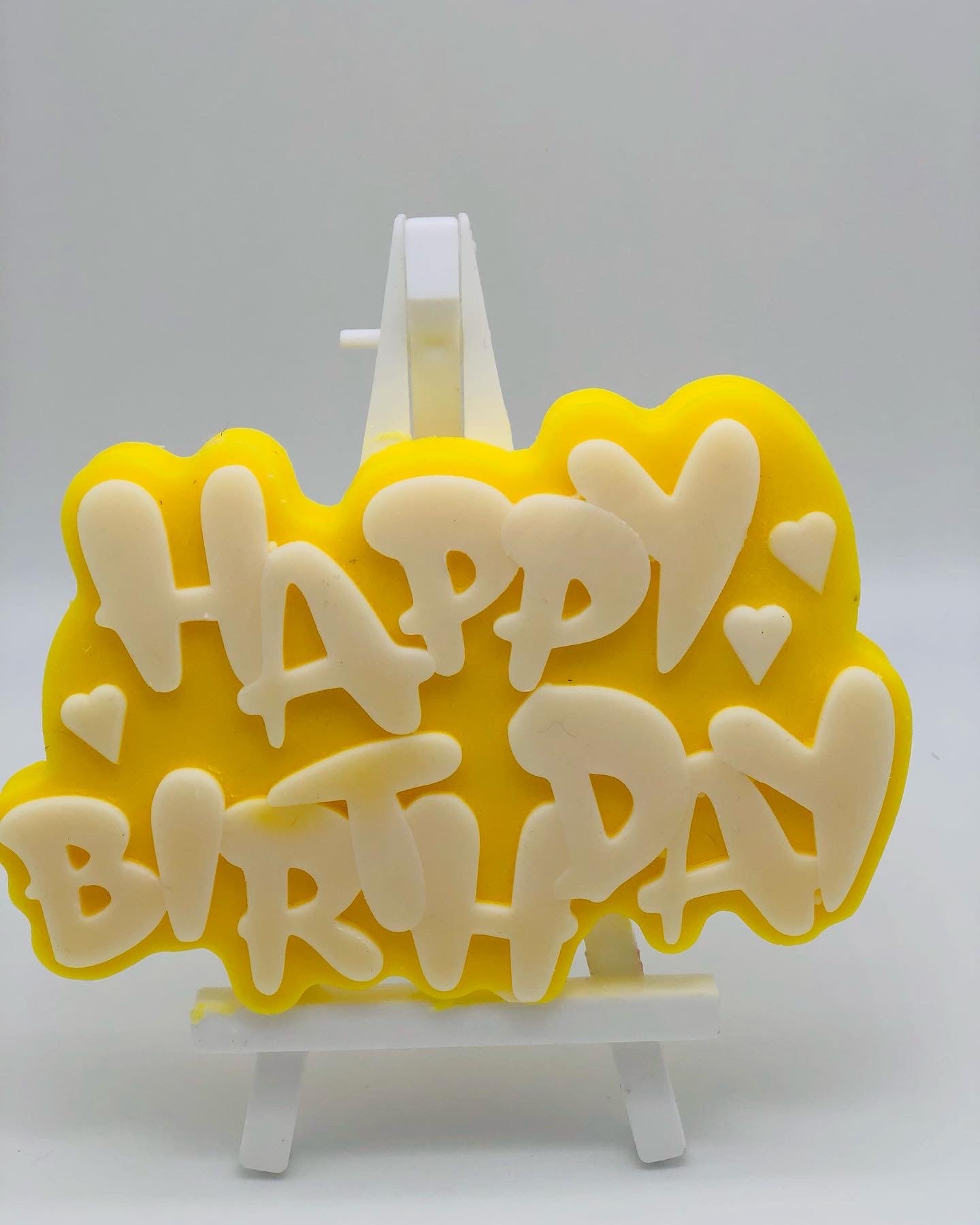 Happy Birthday Wax Melt Yellow